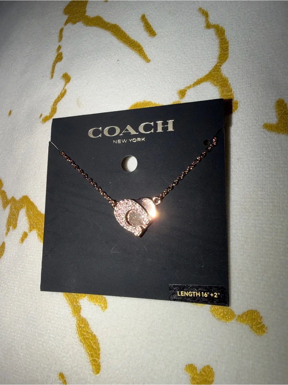 Coach delicate necklace